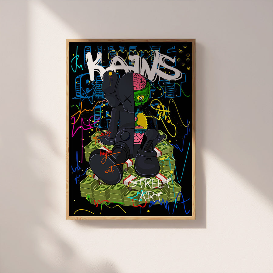 Kaws and effect  – Black series